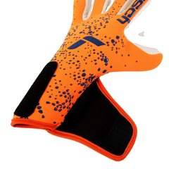 Luva de Goleiro Reusch Laranja e Azul - VENI Futebol