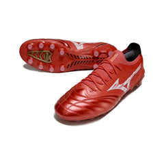 Chuteira Campo FG Mizuno Morelia Neo IV Elite Vermelha