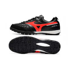 Chuteira Society TF Mizuno Morelia Sala Preta, Vermelha e Branca