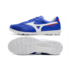 Chuteira Society TF Mizuno Morelia Sala Azul e Branca