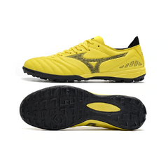 Chuteira Society TF Mizuno Morelia Sala Amarela e Preta