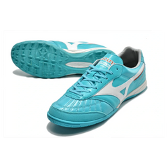 Chuteira Society TF Mizuno Morelia Sala Azul-Clara