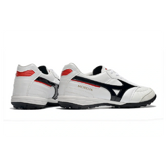 Chuteira Society TF Mizuno Morelia Sala Branca e Preta