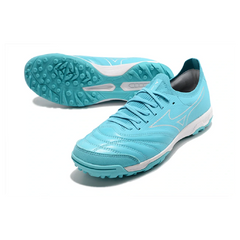Chuteira Society TF Mizuno Neo Sala Azul-Clara