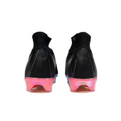 Chuteira Campo FG Nike Mercurial Superfly 10 Elite Preta, Azul e Rosa Infantil