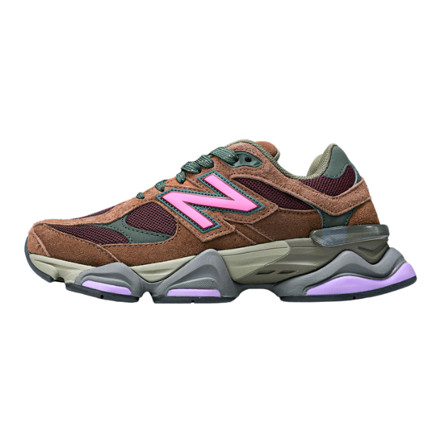 Tênis Casual New Balance 9060 Bordô