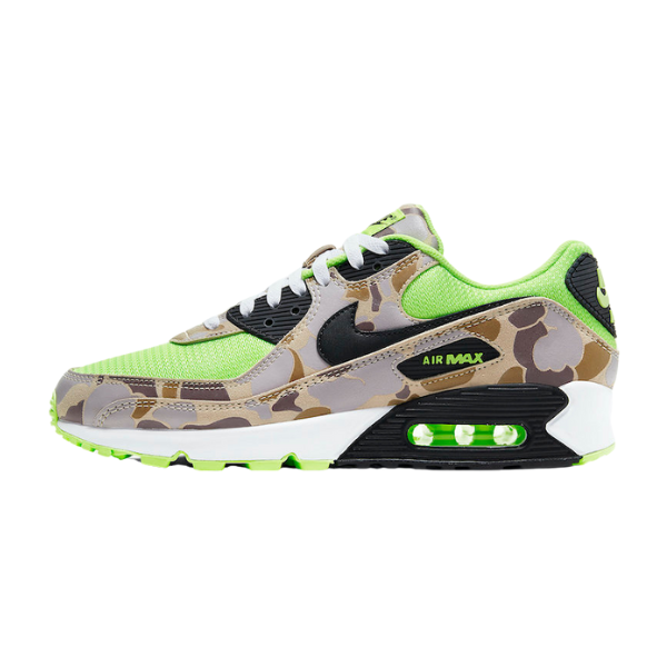 Tênis Casual Nike Air Max 90 Verde Camuflado