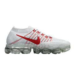 Tênis Casual Nike Air VaporMax 2023 Branco e Vermelho