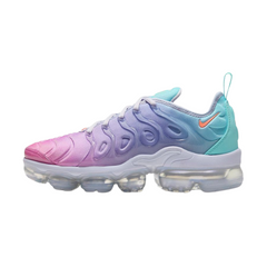 Tênis Casual Nike Air VaporMax Plus Branco, Azul e Roxo-Claro