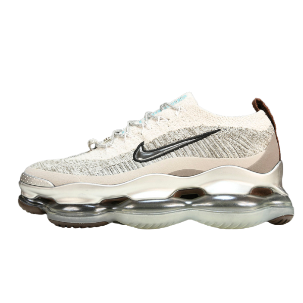 Tênis Casual Nike Air VaporMax Scorpion Bege e Prateado