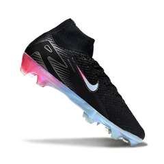 Botas de fútbol Nike Air Zoom Mercurial Superfly 10 Elite FG en negro, azul y rosa