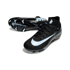 Chuteira Campo FG Nike Air Zoom Mercurial Superfly 10 Elite Preta e Branca Infantil