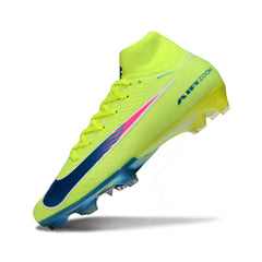 Chuteira Campo FG Nike Air Zoom Mercurial Superfly 10 Elite Amarela e Azul