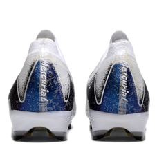 Chuteira Campo FG Nike Air Zoom Mercurial Vapor 16 Elite Branca e Cinza Infantil