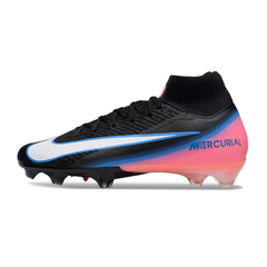 Nike Air Zoom Mercurial Superfly 10 Elite FG Negro, Rosa y Azul