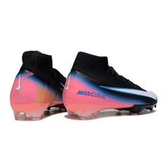Nike Air Zoom Mercurial Superfly 10 Elite FG Negro, Rosa y Azul