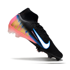 Nike Air Zoom Mercurial Superfly 10 Elite FG Negro, Rosa y Azul