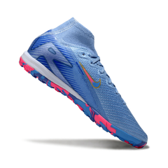 Chuteira Society TF Nike Mercurial Superfly 10 Elite Azul Infantil
