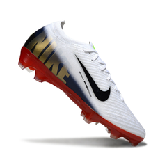 Chuteira Campo Nike Air Zoom Mercurial Vapor 16 Elite FG Branco, Vermelho e Azul