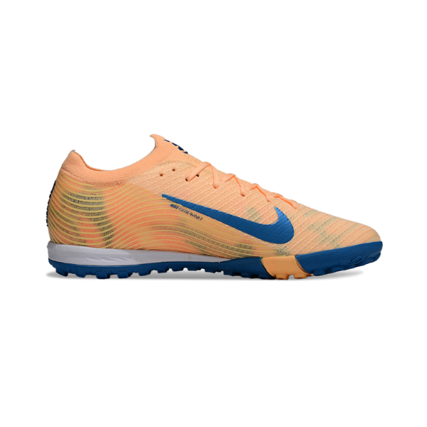 Chuteira Society TF Nike Mercurial Vapor 16 Pack Laranja Mbappe Infantil