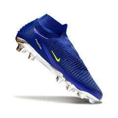 Chuteira Campo FG Nike Phantom 6 DF Elite Azul e Prateada