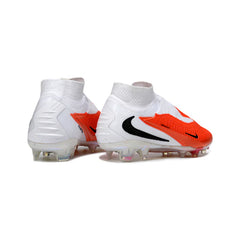 Chuteira Campo FG Nike Phantom 6 DF Elite Laranja e Branca