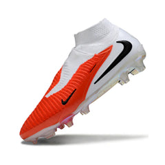 Chuteira Campo FG Nike Phantom 6 DF Elite Laranja e Branca