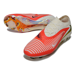 Chuteira Campo Nike Phantom 6 Elite Branca e Laranja