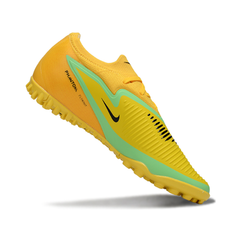 Chuteira Society TF Nike Phantom 6 Pro Amarela Infantil