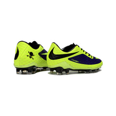 Chuteira Campo FG Nike Phantom Hypervenom Elite Verde-Clara e Roxa