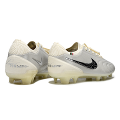 Chuteira Campo Nike Tiempo 10 Legend Elite FG Branca Luxe Pack