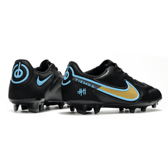 Chuteira Campo FG Nike Tiempo Legend 9 Elite Preta e Amarela