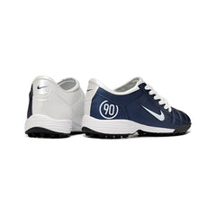 Chuteira Society TF Nike Total 90 III Azul e Branca Infantil