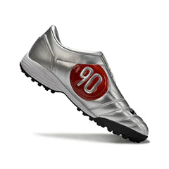 Chuteira Society TF Nike Total 90 III Prateada Infantil