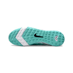 Chuteira Society TF Nike Zoom Mercurial Superfly 10 Elite Infantil Azul-Clara