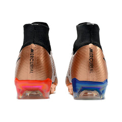 Chuteira Campo FG Nike Zoom Mercurial Superfly 9 Elite Pack Generation Mbappe Preta e Branca Infantil