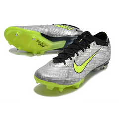 Chuteira Campo Molhado SG Nike Zoom Mercurial Vapor 15 Elite Cinza e Verde