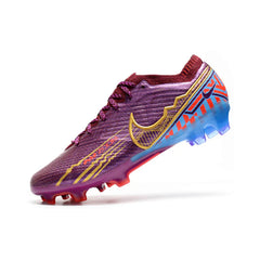 Chuteira Campo FG Nike Zoom Mercurial Vapor 15 Elite Roxa Mbappe Pack Infantil