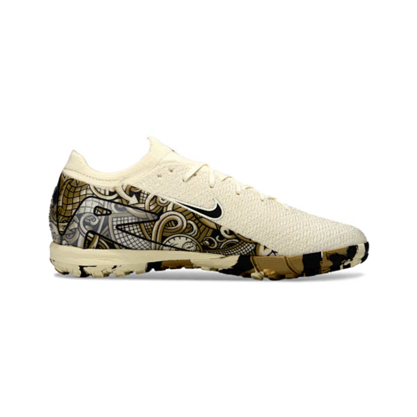 Chuteira Society TF Nike Zoom Mercurial Vapor 16 Elite Infantil Bege