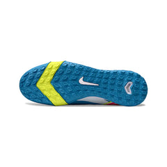 Chuteira Society TF Nike Zoom Mercurial Vapor 16 Elite Infantil Azul-Clara e Verde