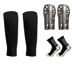 Kit Caneleira + LegGuard + Meia Safe Socks