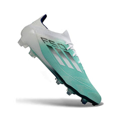 Chuteira Campo FG Adidas F50 Primeknit Elite Branca e Prateada