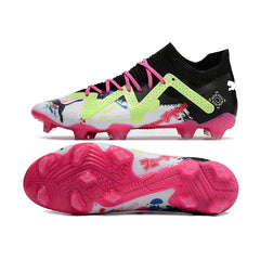 Chuteira Campo FG Puma Future Ultimate Pack Tokyo Preta e Amarela