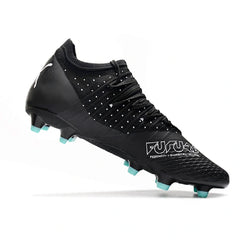Chuteira Campo FG Puma Future Z 1.3 Preta and Azul-Clara