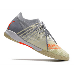 Chuteira Futsal IC Puma Future Z 1.3 Branca and Cinza