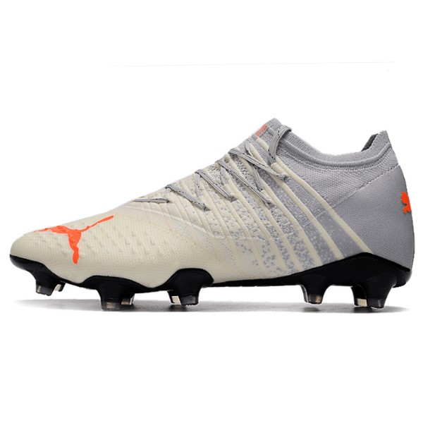 Chuteira Puma Future Z 1.3 FG Branca e Cinza - VN Esportes