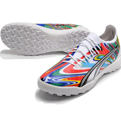 Chuteira Society TF Puma Ultra Ultimate Colorida