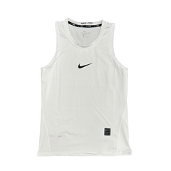 Camiseta sin mangas Nike blanca