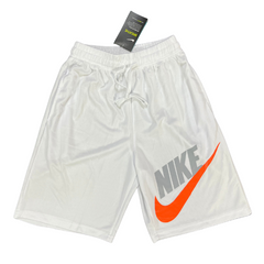 Short Nike Branco, Cinza e Laranja