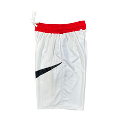 Short Nike Branco, Vermelho e Cinza